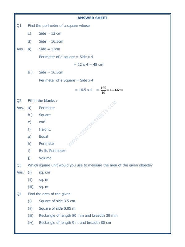 A2ZWorksheets:Maths-Measurement-Area, Volume and Perimeter-04