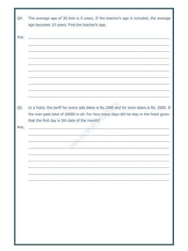 A2ZWorksheets:Maths-Average-Average-01