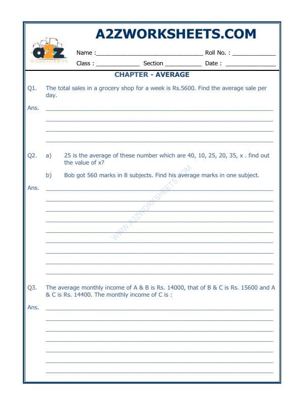 A2ZWorksheets:Maths-Average-Average-04