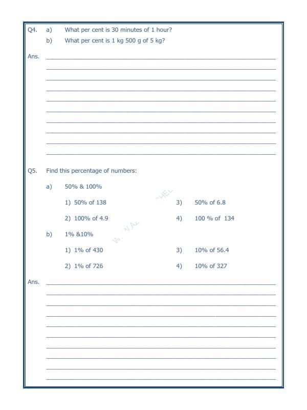 A2ZWorksheets:Maths-Percentage-Percentage-03