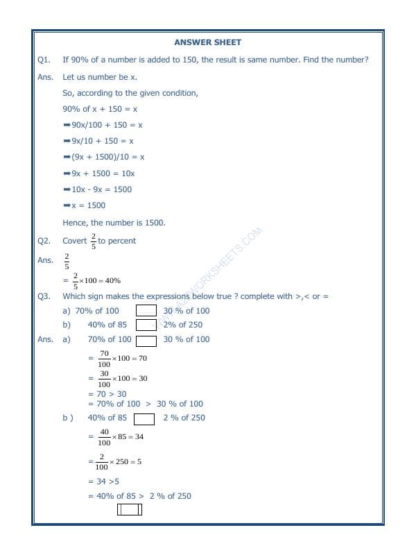 A2ZWorksheets:Maths-Percentage-Percentage-04
