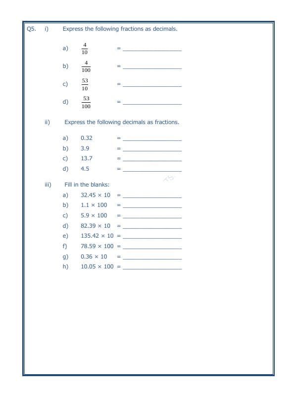 A2ZWorksheets:Maths-Decimals-Decimals-01