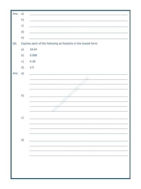 A2ZWorksheets:Maths-Decimals-Decimals-03