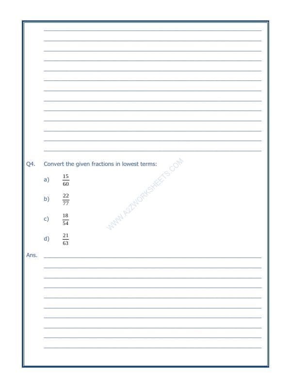 A2ZWorksheets:Maths-Fractions-Fractions-01