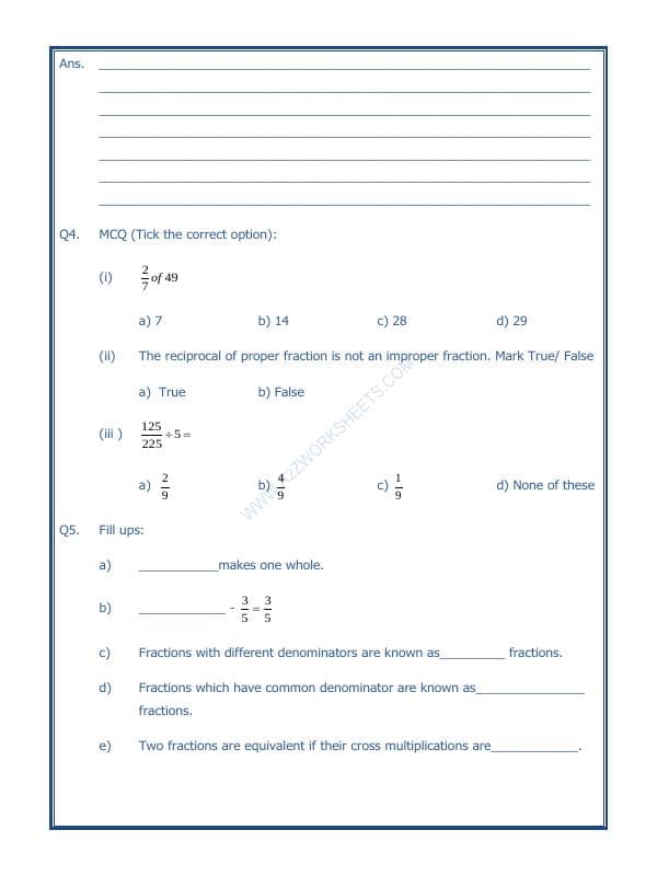 A2ZWorksheets:Maths-Fractions-Fractions-02