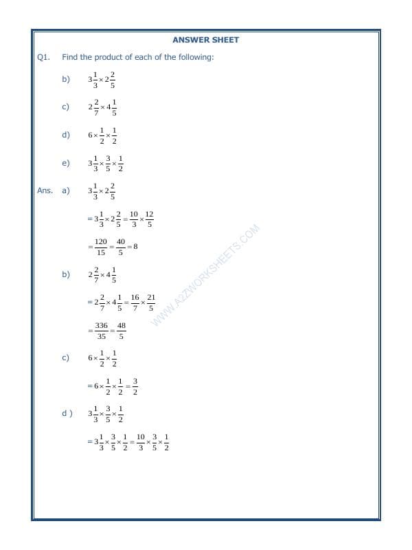A2ZWorksheets:Maths-Fractions-Fractions-03
