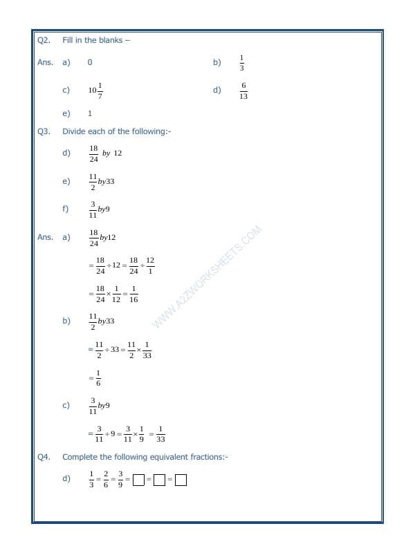 A2ZWorksheets:Maths-Fractions-Fractions-03