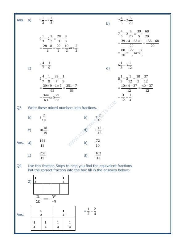 A2ZWorksheets:Maths-Fractions-Fractions-04