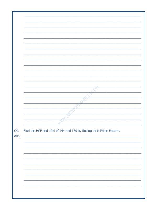 A2ZWorksheets:Maths-LCM and HCM-Hcf and Lcm-03
