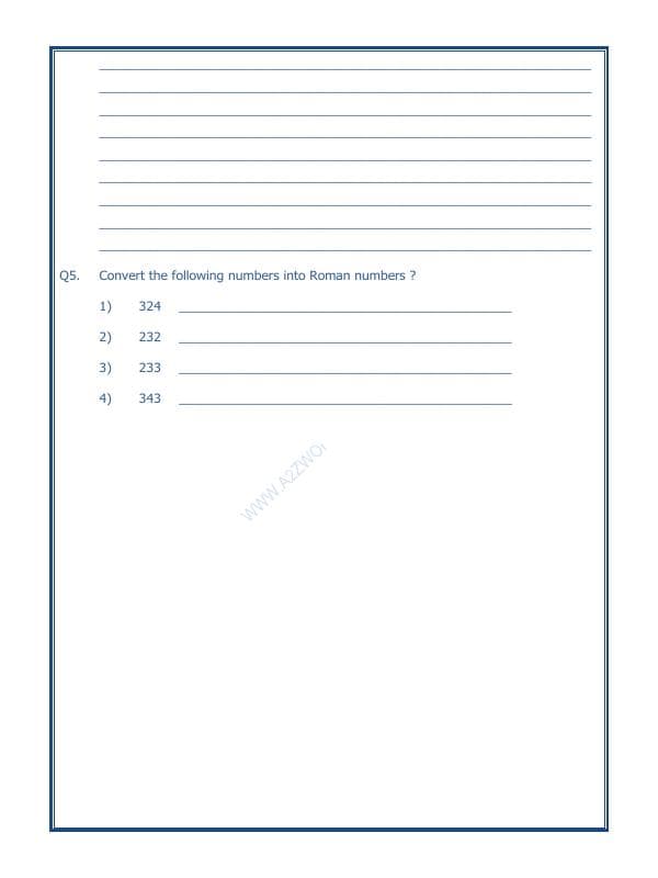 A2ZWorksheets:Maths-Numbers-Large Numbers With Roman Numbers-02
