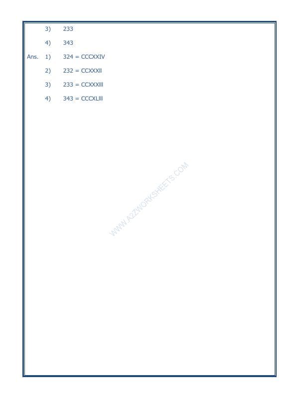 A2ZWorksheets:Maths-Numbers-Large Numbers With Roman Numbers-02