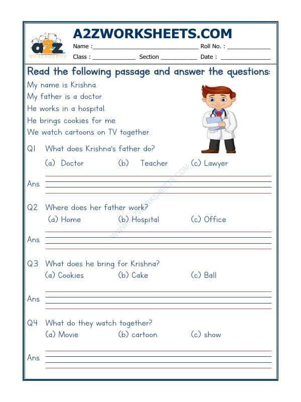 A2ZWorksheets:English-Reading-English Reading Comprehension-03
