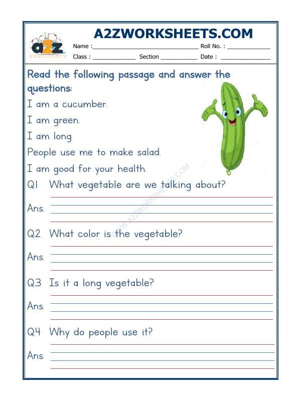 A2ZWorksheets:English-Reading-English Reading Comprehension-04