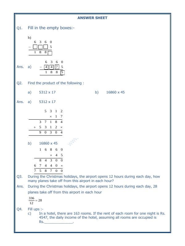 A2ZWorksheets:Maths-Numbers-Operations On Large Numbers-01