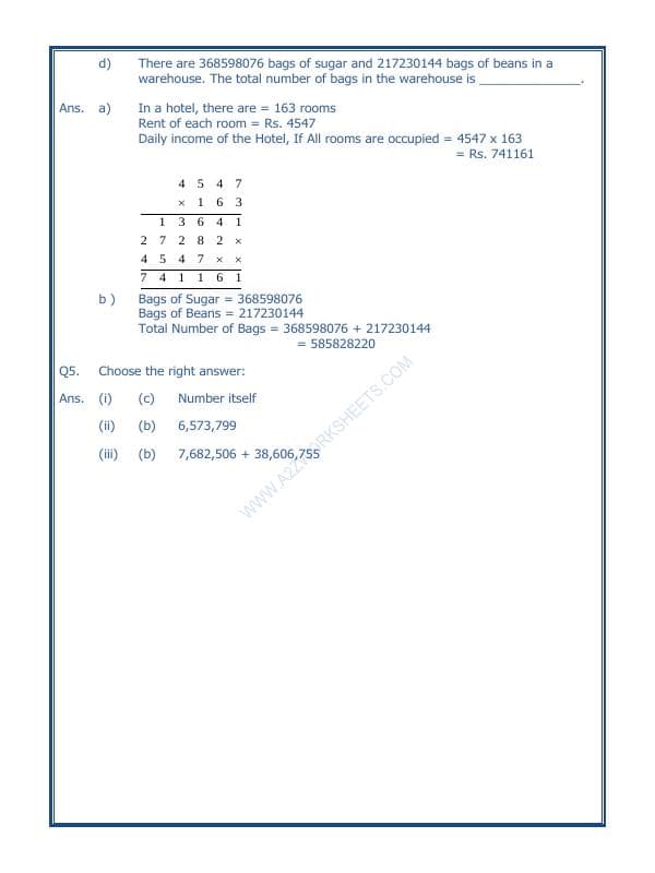 A2ZWorksheets:Maths-Numbers-Operations On Large Numbers-01