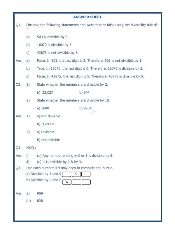 A2ZWorksheets:Maths-Division-Test Of Divisibility-02