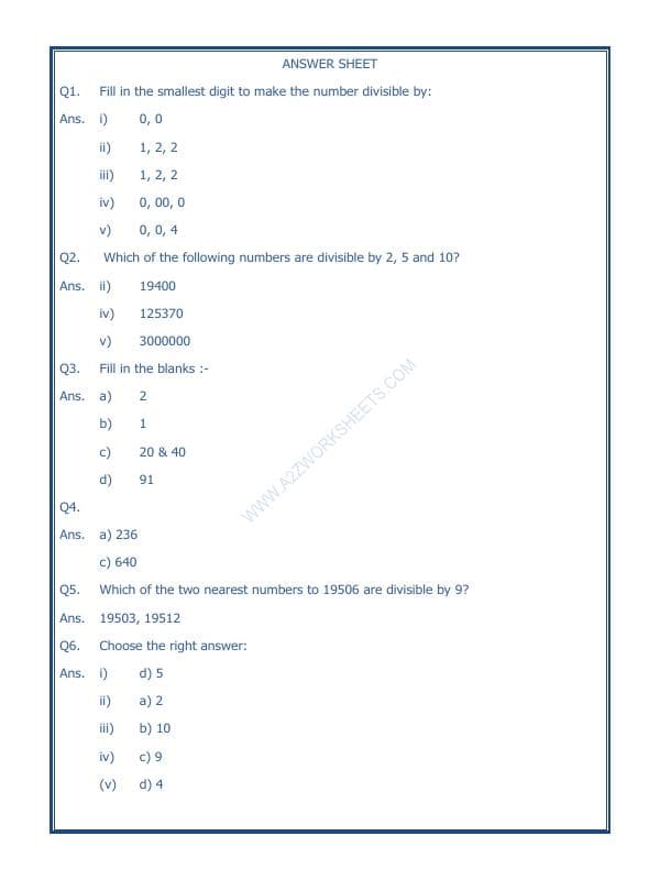 A2ZWorksheets:Maths-Division-Test Of Divisibility-04