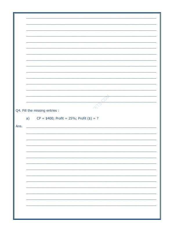 A2ZWorksheets:Maths-Measurement-Profit And Loss-08