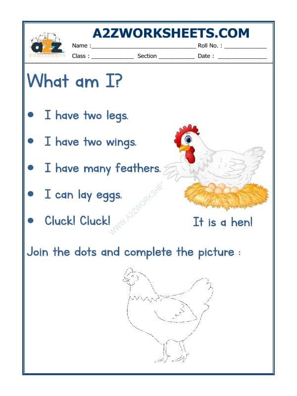Flash Card - Hen