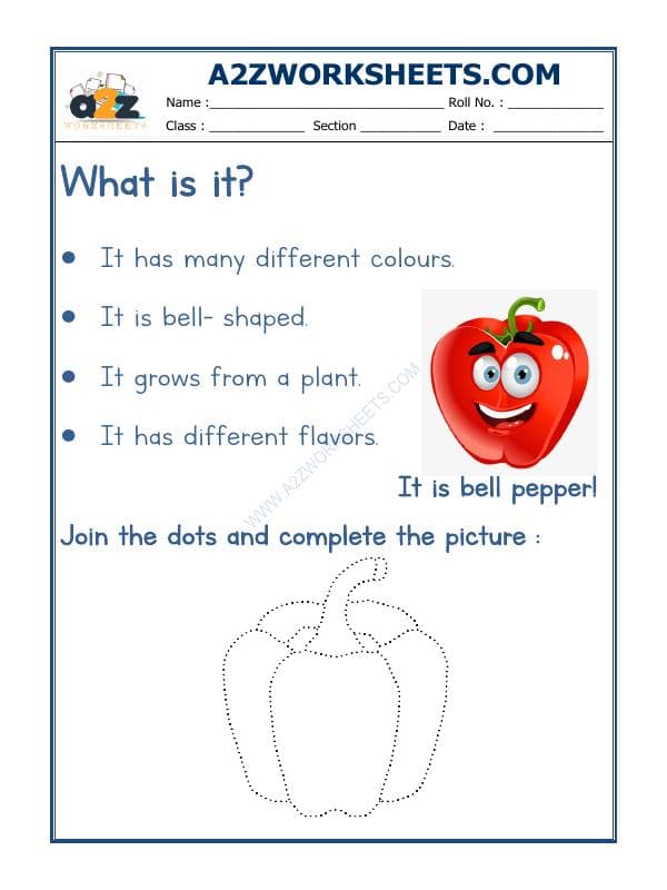 Flash Card-Bell Pepper
