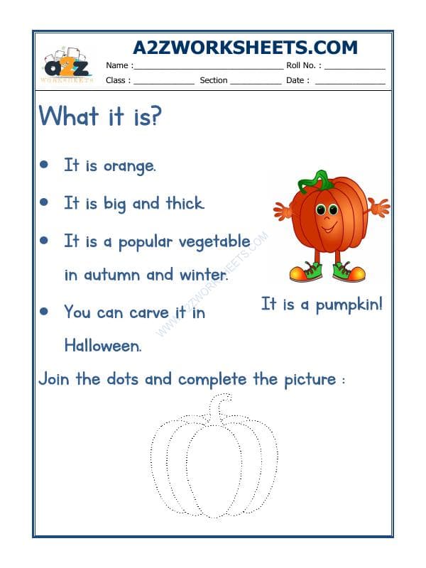 Flash Card-Pumpkin