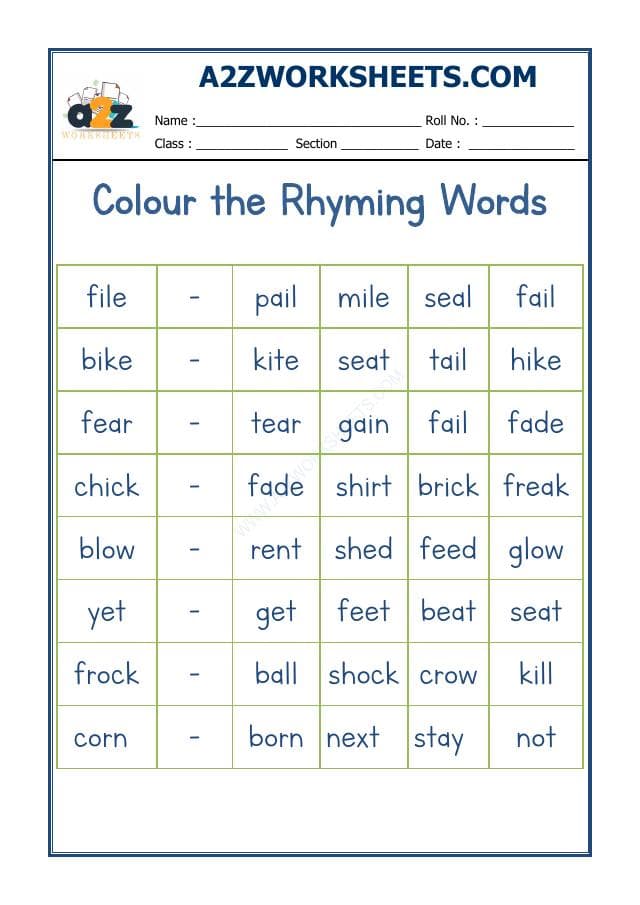 Rhyming Word-17