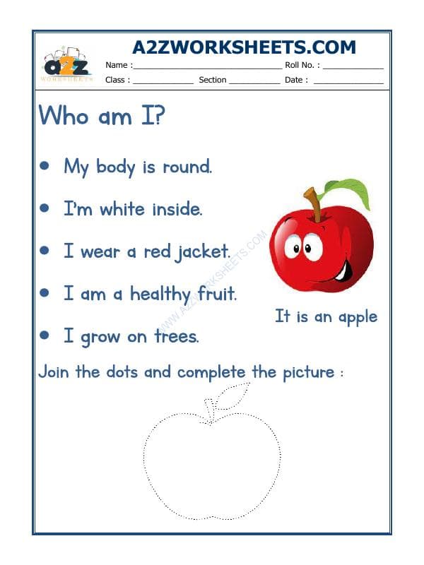 Flash Card-Apple