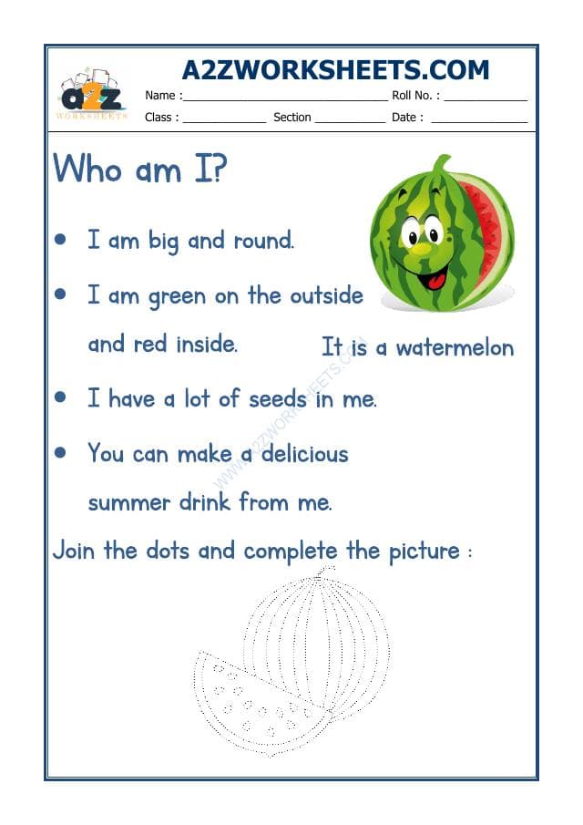 Flash Card-Watermelon