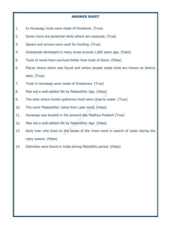 A2ZWorksheets:General Awareness-Our History and Heritage-On The Trial Of The Earliest People-08