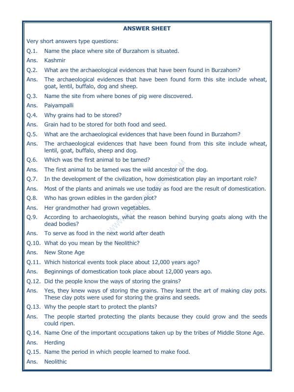 A2ZWorksheets:General Awareness-Culture and Tradition-From Gathering To Growing Food-01