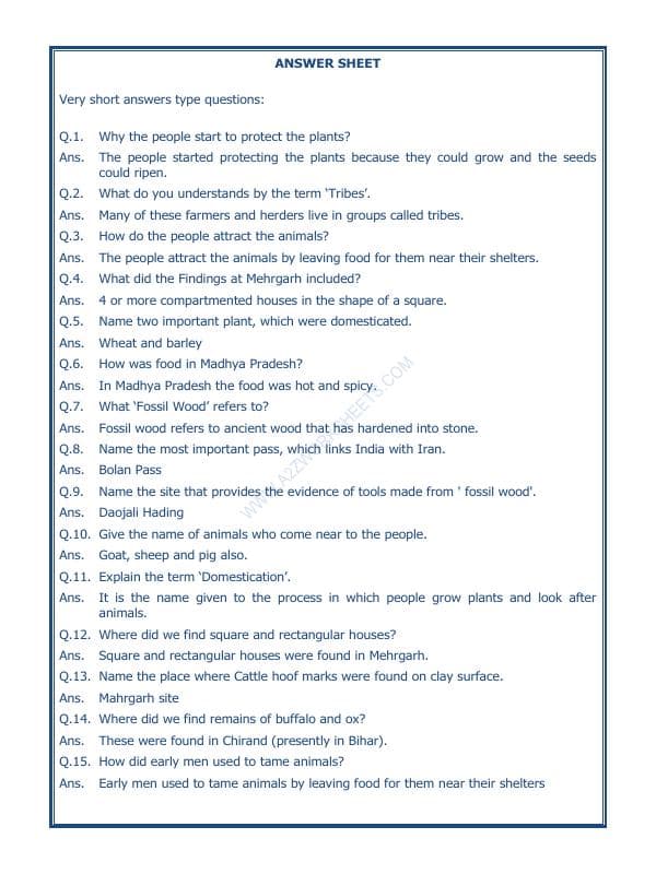 A2ZWorksheets:General Awareness-Culture and Tradition-From Gathering To Growing Food-03
