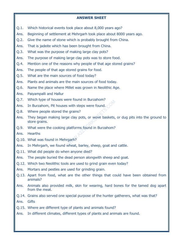 A2ZWorksheets:General Awareness-Culture and Tradition-From Gathering To Growing Food-04