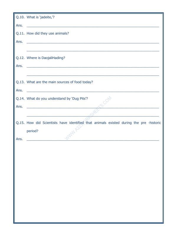 A2ZWorksheets:General Awareness-Culture and Tradition-From Gathering To Growing Food-05