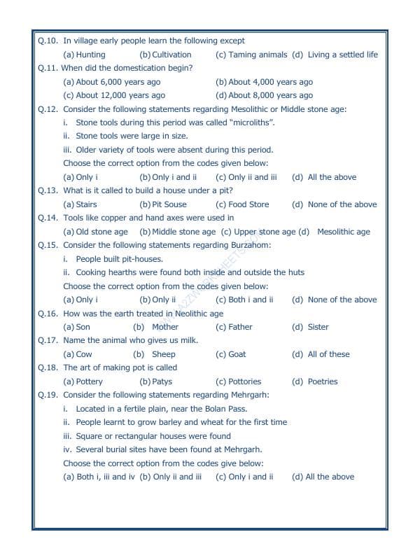 A2ZWorksheets:General Awareness-Culture and Tradition-From Gathering To Growing Food-07