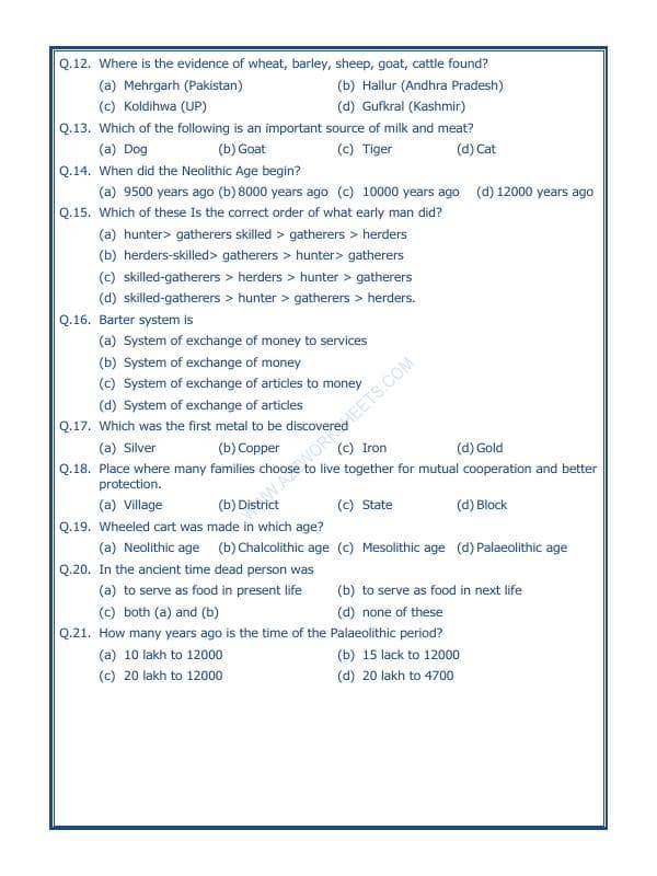 A2ZWorksheets:General Awareness-Culture and Tradition-From Gathering To Growing Food-08