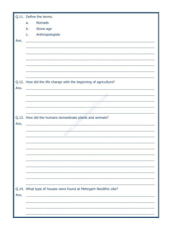 A2ZWorksheets:General Awareness-Culture and Tradition-From Gathering To Growing Food-09