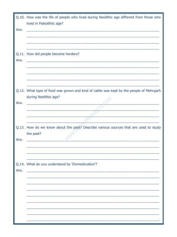 A2ZWorksheets:General Awareness-Culture and Tradition-From Gathering To Growing Food-10