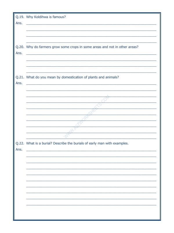 A2ZWorksheets:General Awareness-Culture and Tradition-From Gathering To Growing Food-10