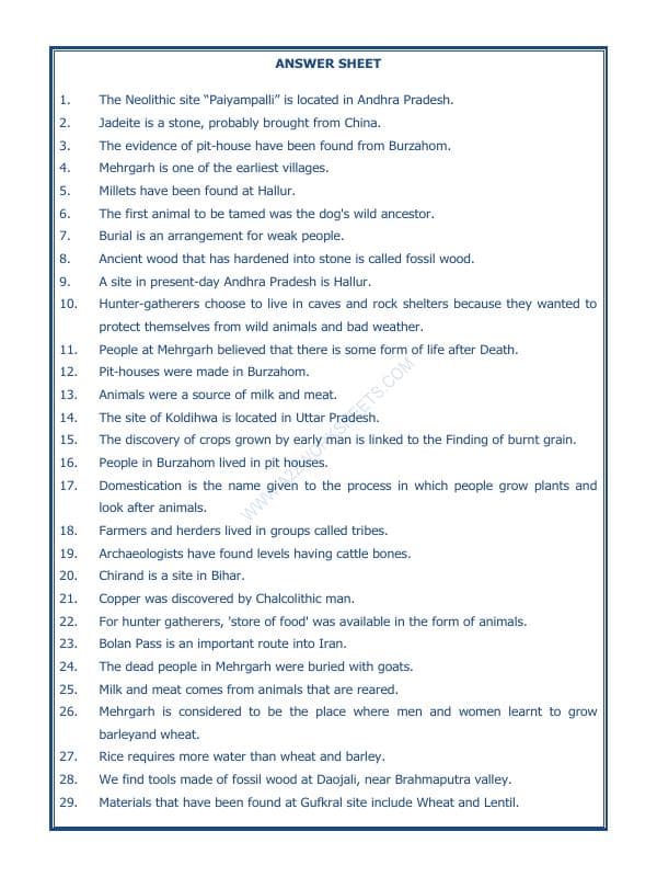 A2ZWorksheets:General Awareness-Culture and Tradition-From Gathering To Growing Food-11