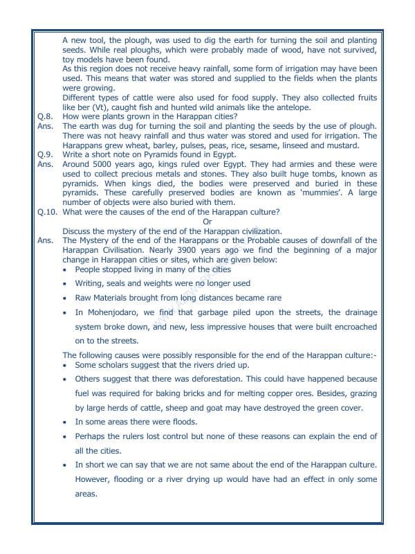 A2ZWorksheets:General Awareness-Our History and Heritage-In The Earliest Cities-12