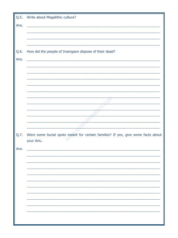 A2ZWorksheets:General Awareness-Our History and Heritage-What Books And Burials Tell Us-09