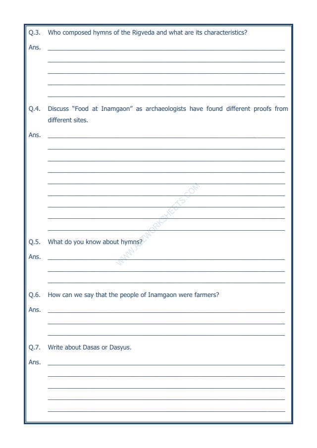 A2ZWorksheets:General Awareness-Our History and Heritage-What Books And Burials Tell Us-11