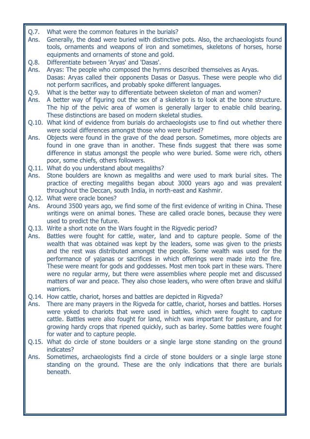 A2ZWorksheets:General Awareness-Our History and Heritage-What Books And Burials Tell Us-14