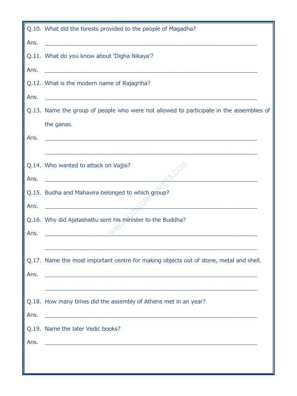 A2ZWorksheets:General Awareness-Our History and Heritage-Kingdoms, Kings And An Early Republic-04