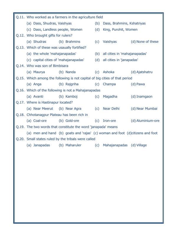 A2ZWorksheets:General Awareness-Our History and Heritage-Kingdoms, Kings And An Early Republic-05