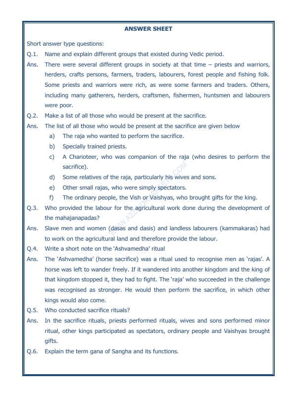 A2ZWorksheets:General Awareness-Our History and Heritage-Kingdoms, Kings And An Early Republic-08