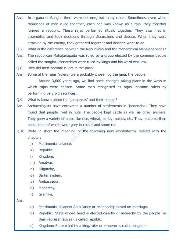 A2ZWorksheets:General Awareness-Our History and Heritage-Kingdoms, Kings And An Early Republic-08