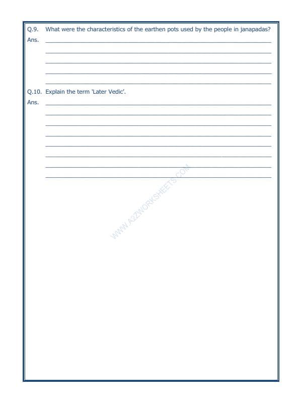 A2ZWorksheets:General Awareness-Our History and Heritage-Kingdoms, Kings And An Early Republic-09