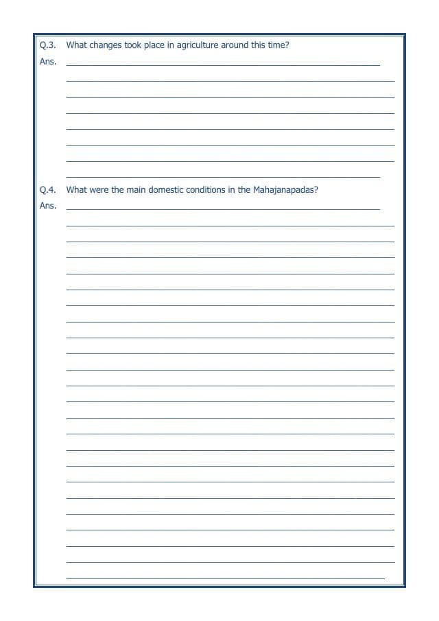 A2ZWorksheets:General Awareness-Our History and Heritage-Kingdoms, Kings And An Early Republic-12