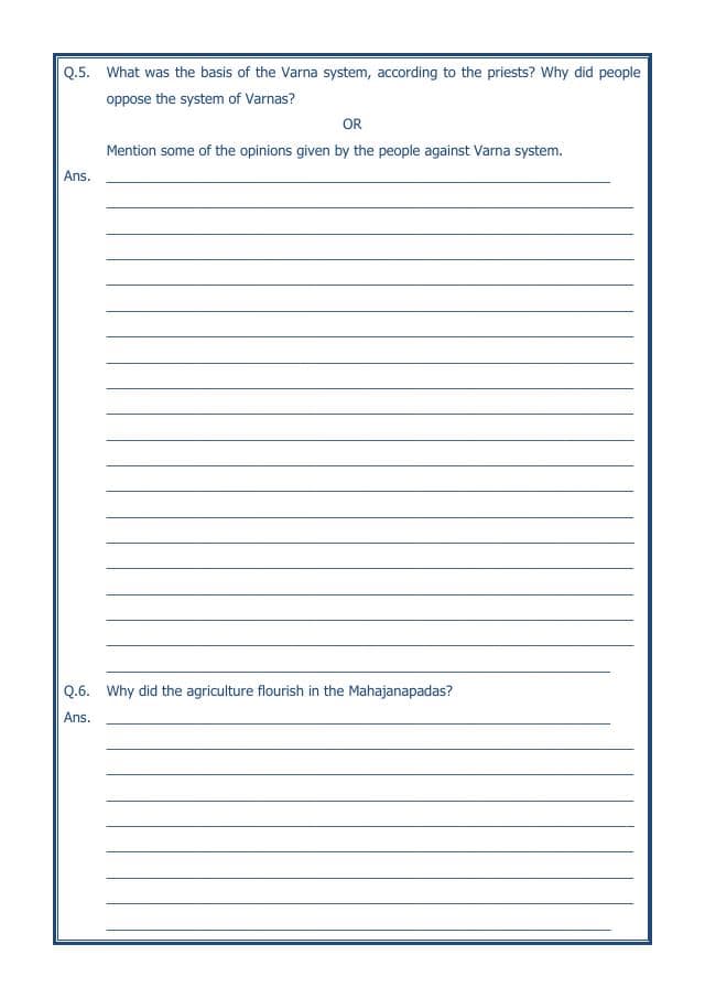 A2ZWorksheets:General Awareness-Our History and Heritage-Kingdoms, Kings And An Early Republic-12
